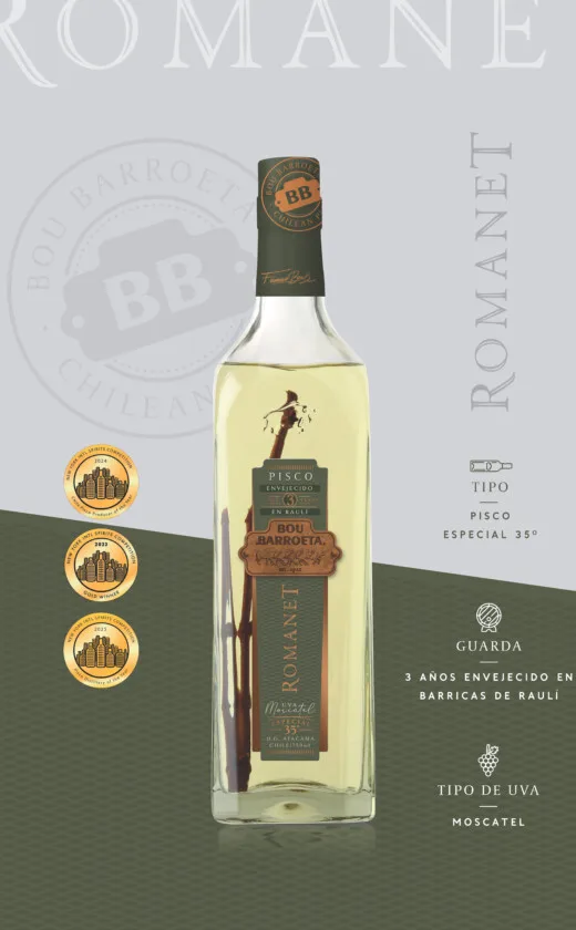 Gran DOX Pisco 46° | Único Pisco envejecido 21 Años de Chile.