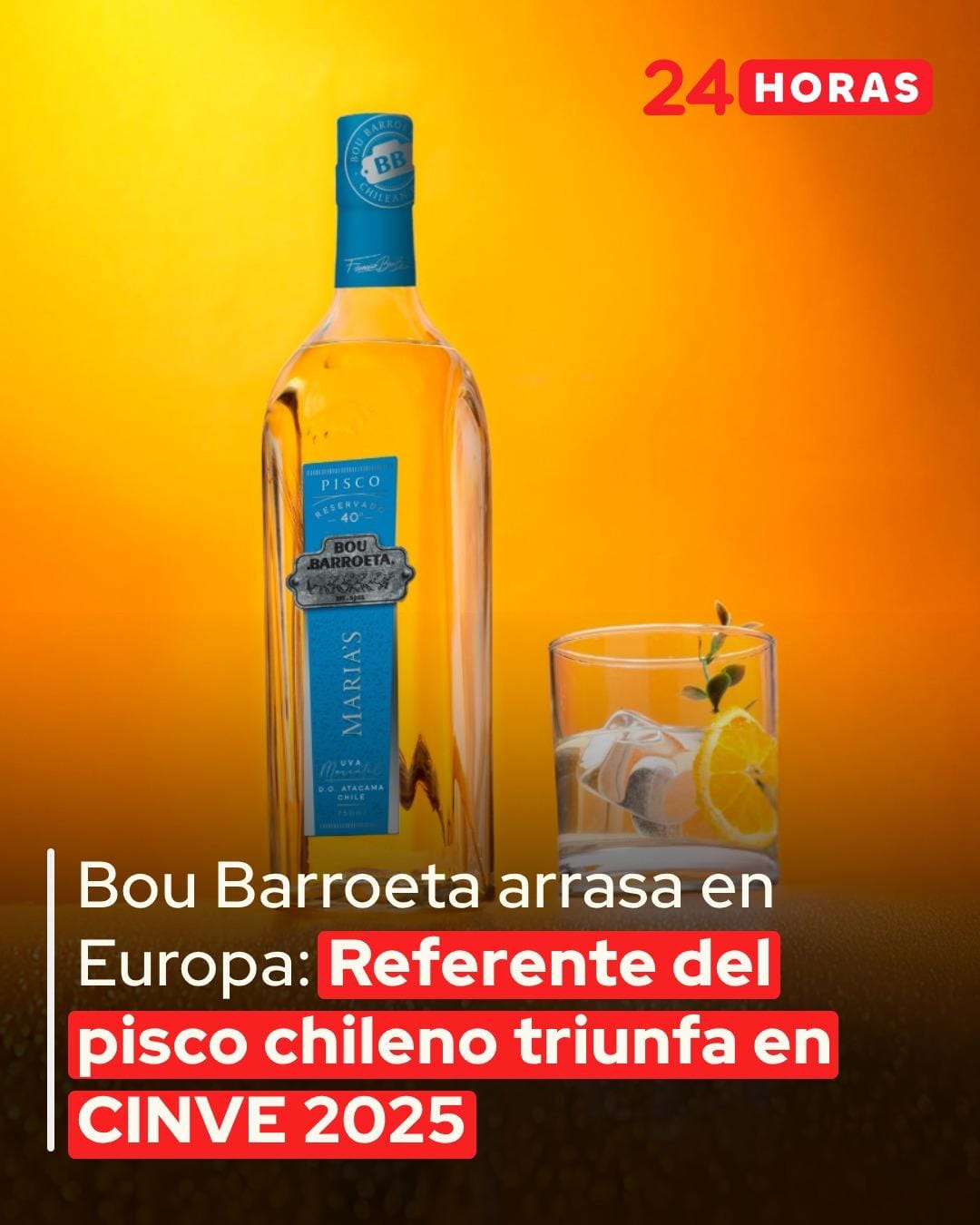 Bou Barroeta arrasa en Europa: Referente del pisco chileno triunfa en CINVE 2025