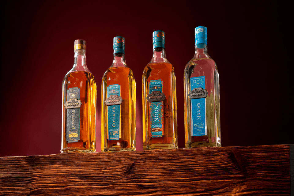 Pisco chileno Bou Barroeta premiado en CINVE 2026