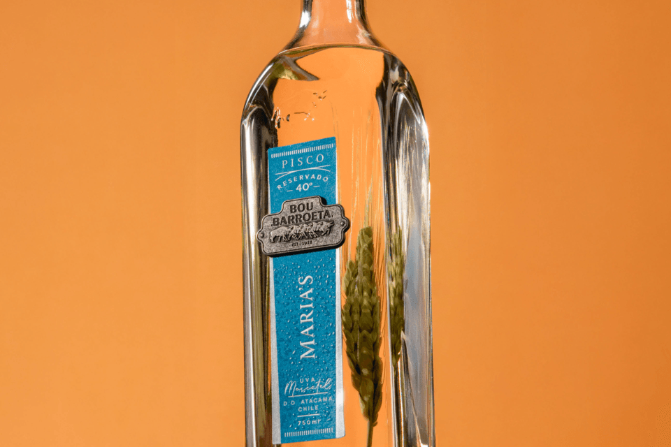 Calidad del pisco chileno premium Bou Barroeta desde Atacama