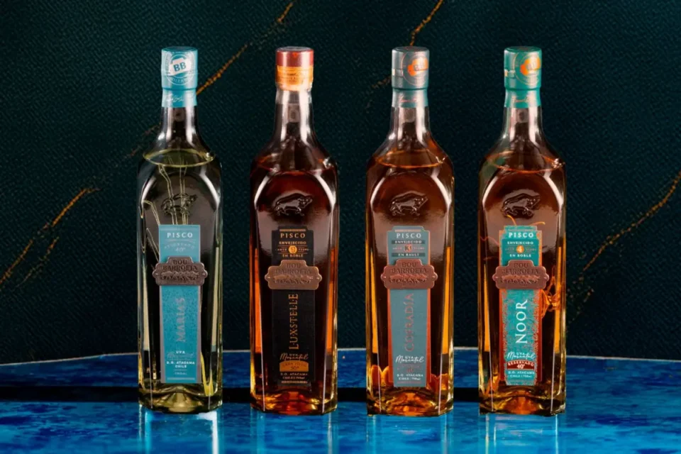 Piscos chilenos de Bou Barroeta premiados en los SIP Awards 2026